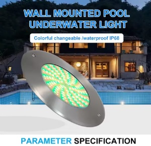 4P Graffiti ultra-thin stainless steel pool light